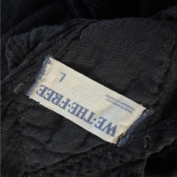 We The Free Women's Black Corduroy Overalls - Picture 4 of 4